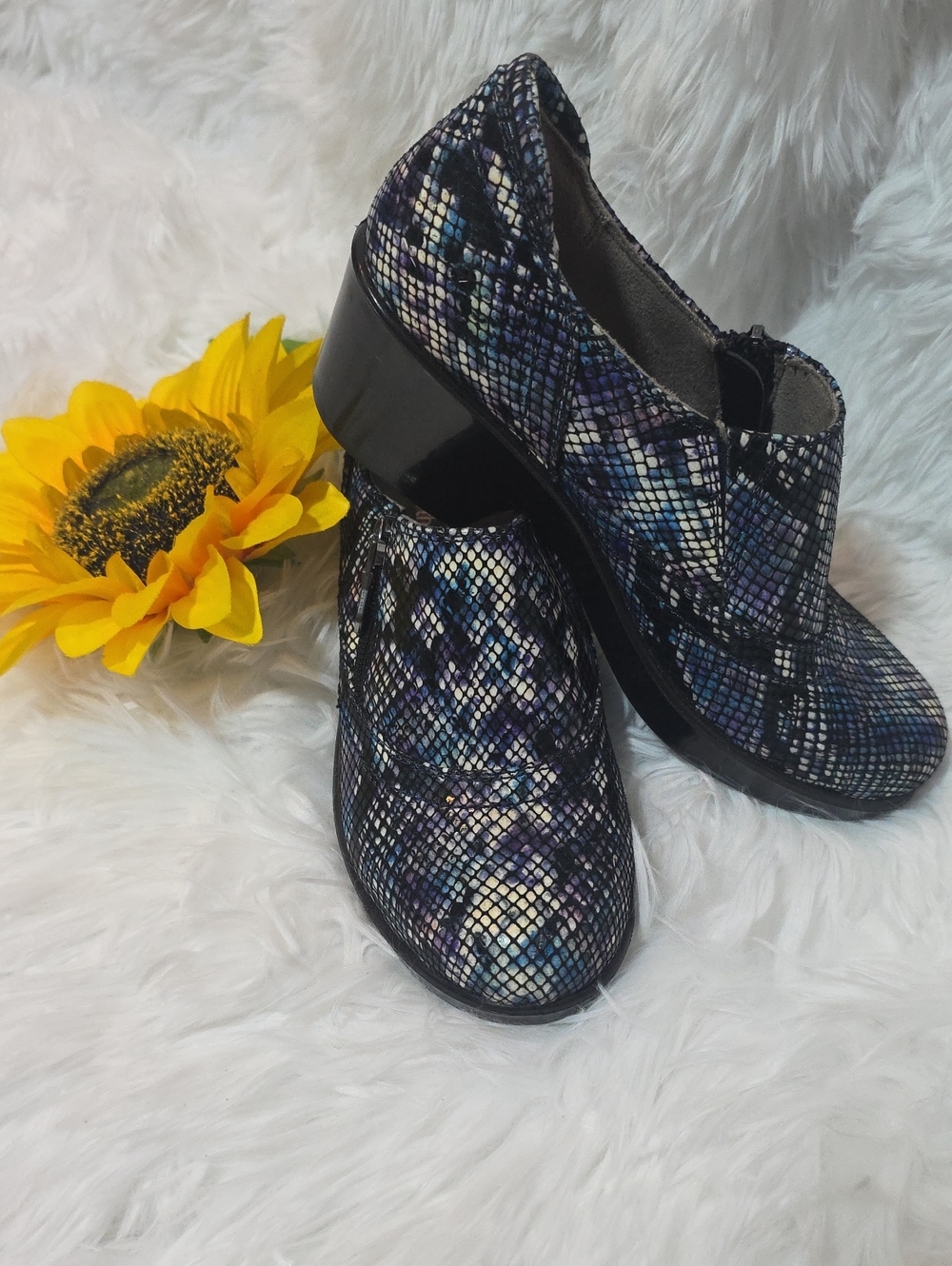 Naturalizer@work Animal Print Leather Clog